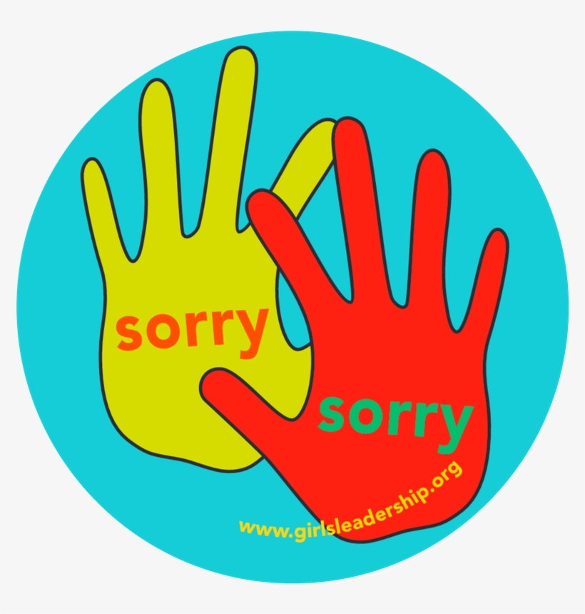 Double Sorry Round - Sign, transparent png #9472883