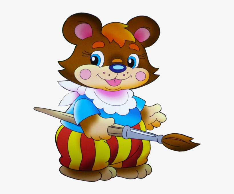 Cute Cartoon School Animal Images Are Png Format On - Cartoon Painting In School, transparent png #9473036
