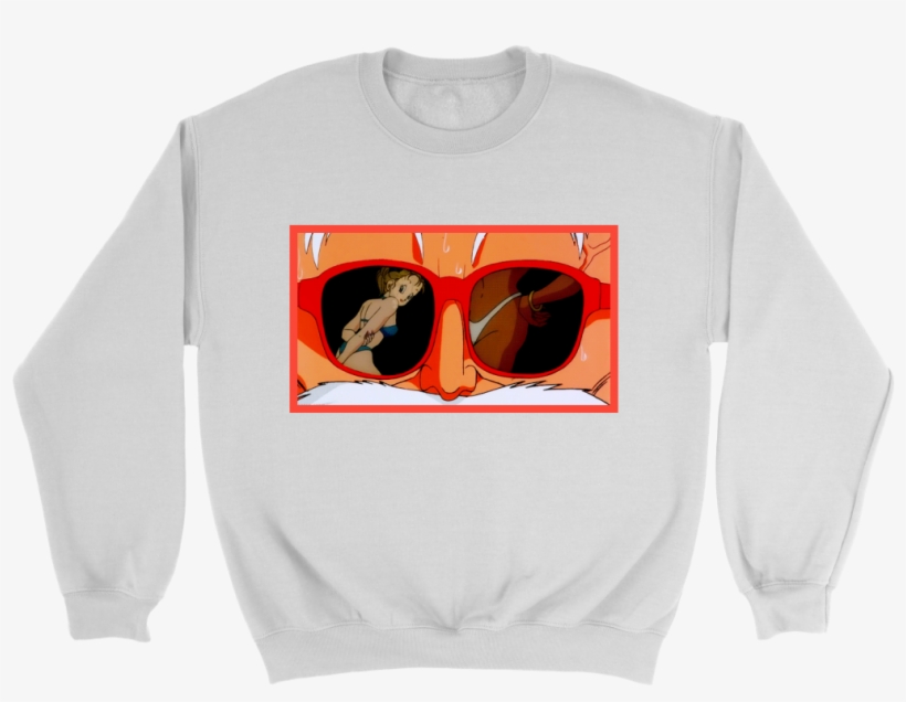 Dragon Ball Roshi's Reflection Sweatshirt - Crew Neck, transparent png #9473277