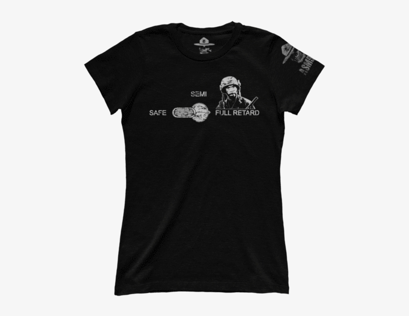 Full Retard - Black Woman T Shirts, transparent png #9473278