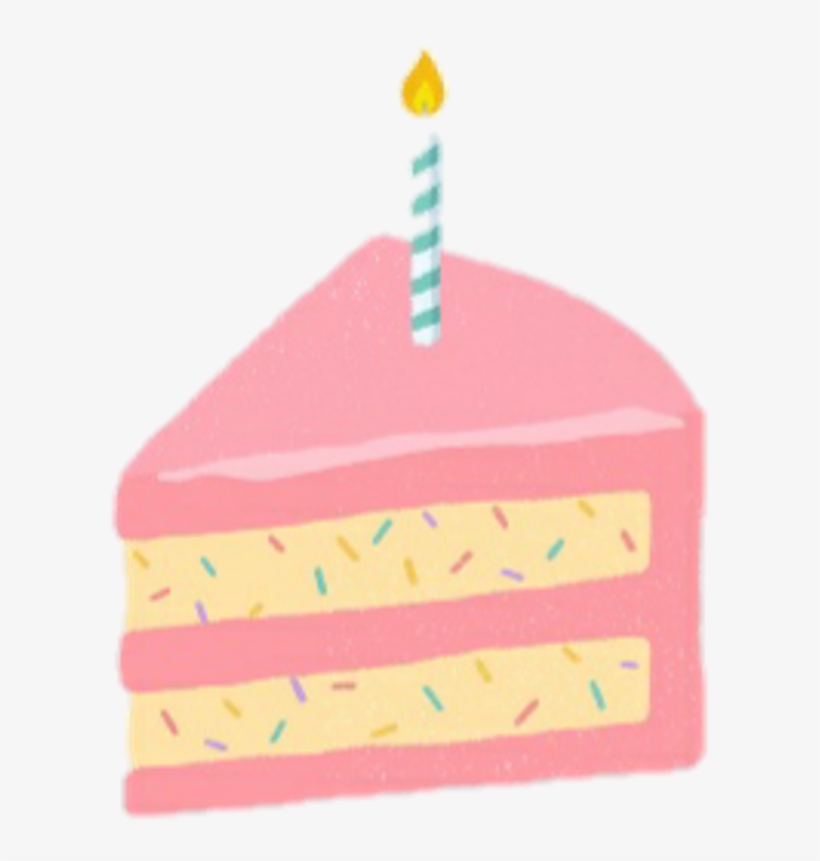 #pastel #torta #felizcumpleaños #birthday #stickers - Birthday Cake, transparent png #9473366