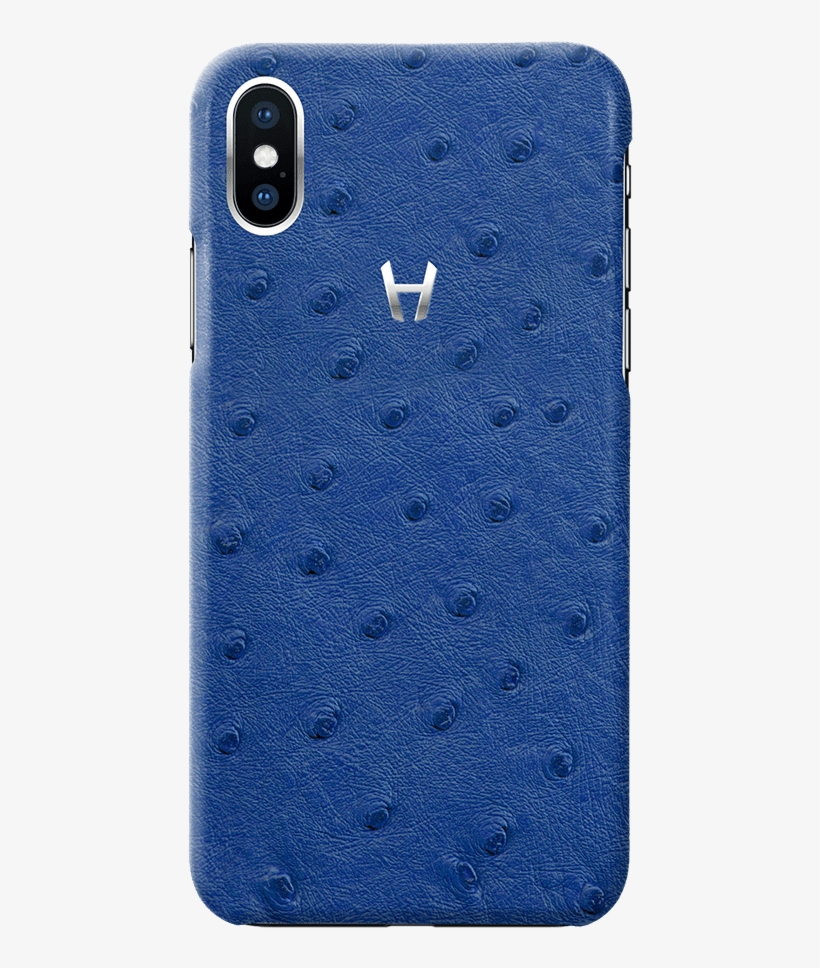 Blue Ostrich Case For Iphone X Stainless Steel - Mobile Phone Case, transparent png #9473870