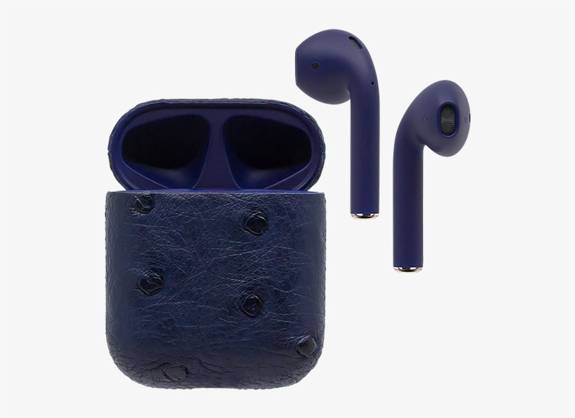 Apple Airpods Ostrich Blue Black Label Edition - Brown Airpods, transparent png #9473988