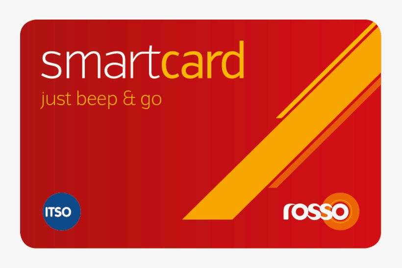 A Smartcard Is Used To Buy Our Range Of Rover And Gmsaver - Rosso Bus, transparent png #9474069