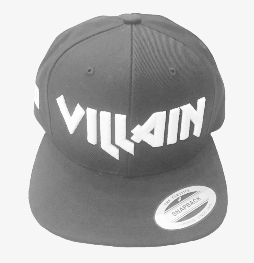 Villain Black Snapback - Baseball Cap, transparent png #9474107