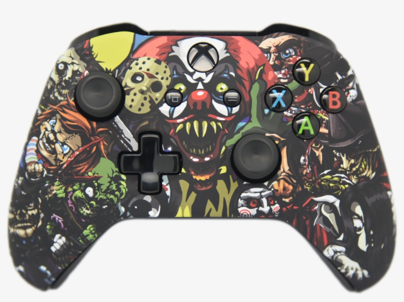 Scary Party Xbox One S Controller - Xbox One Controller Scary, transparent png #9474399
