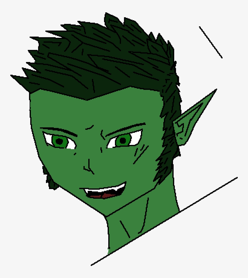 Beast Boy Freehand - Cartoon, transparent png #9474609