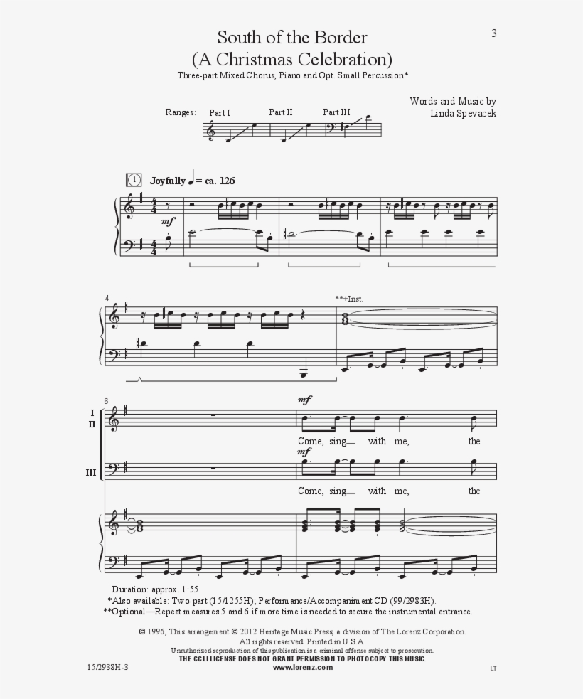 Border Thumbnail - Sheet Music, transparent png #9475095