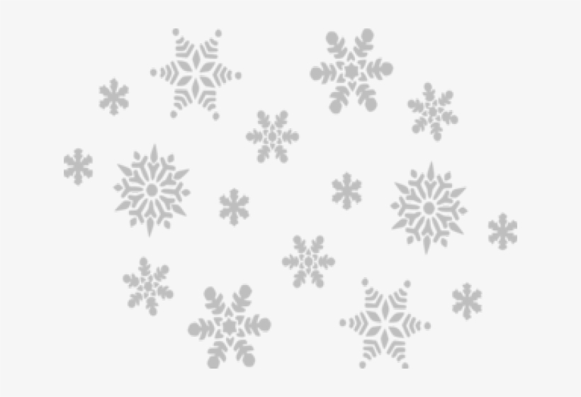 Snowfall Clipart Silver Snowflake - Snowflake Clipart Png, transparent png #9475273