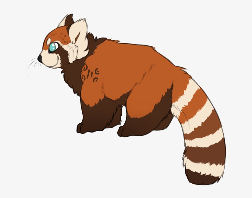 Cute Red Panda Illustration - Cartoon Red Panda Drawing, transparent png #9476090