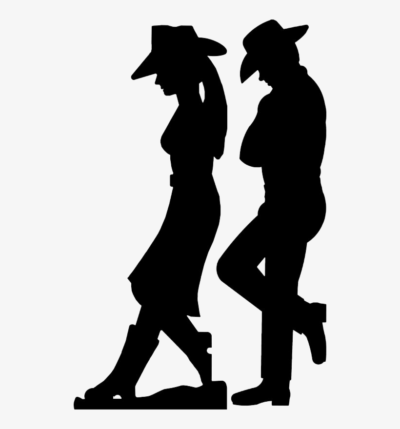 Cowgirl-cowboy - Leaning Cowgirl, transparent png #9476479
