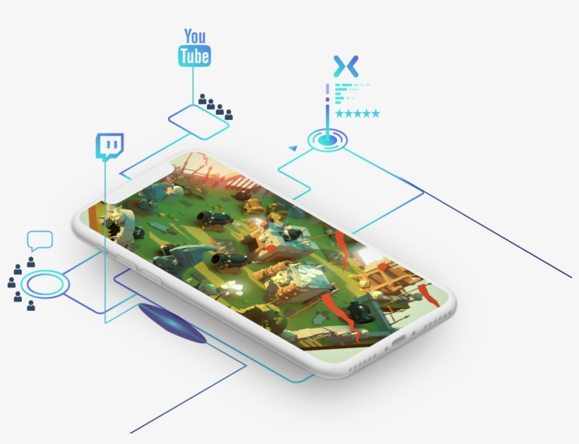 List Your Mobile Game For Free, And Get Matched With - Diagram, transparent png #9477372