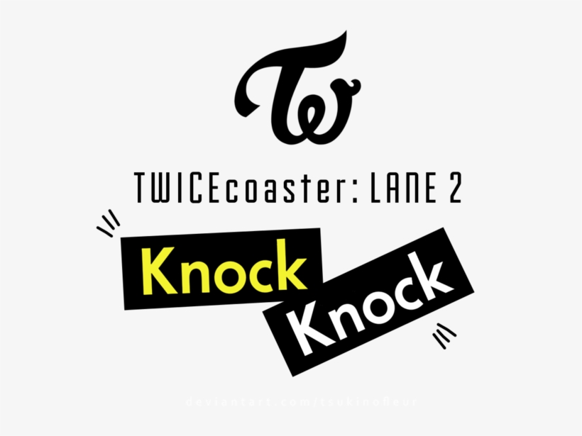 Twice Logo Png - Twice Knock Knock Logo, transparent png #9477377