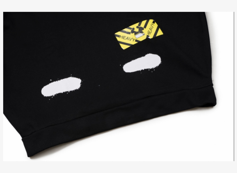 Off White Heavy Ink Hoodie - Wallet, transparent png #9477380