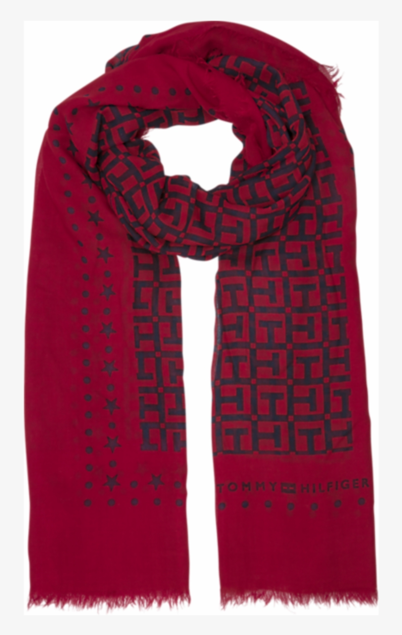 Tommy Hilfiger Monogram Scarf - Scarf, transparent png #9477462