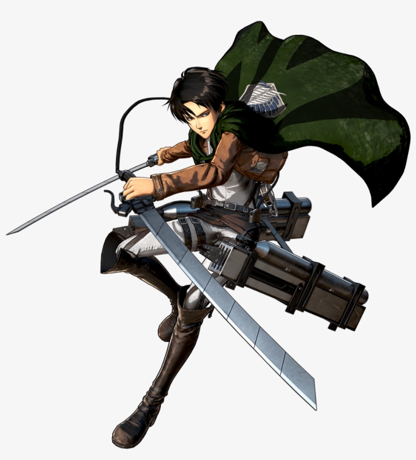 #attackontitan #attack #on #titan #levi #livai #kids - Attack On Titan Wings Of Freedom Levi, transparent png #9478073