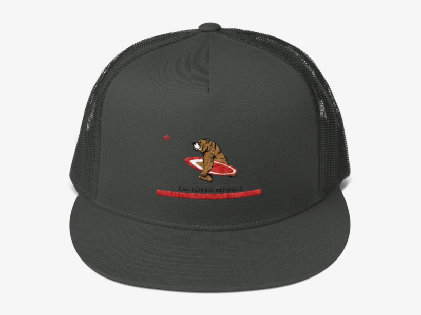 California Bear Republic Heading To Surf Mesh Back - Baseball Cap, transparent png #9478950