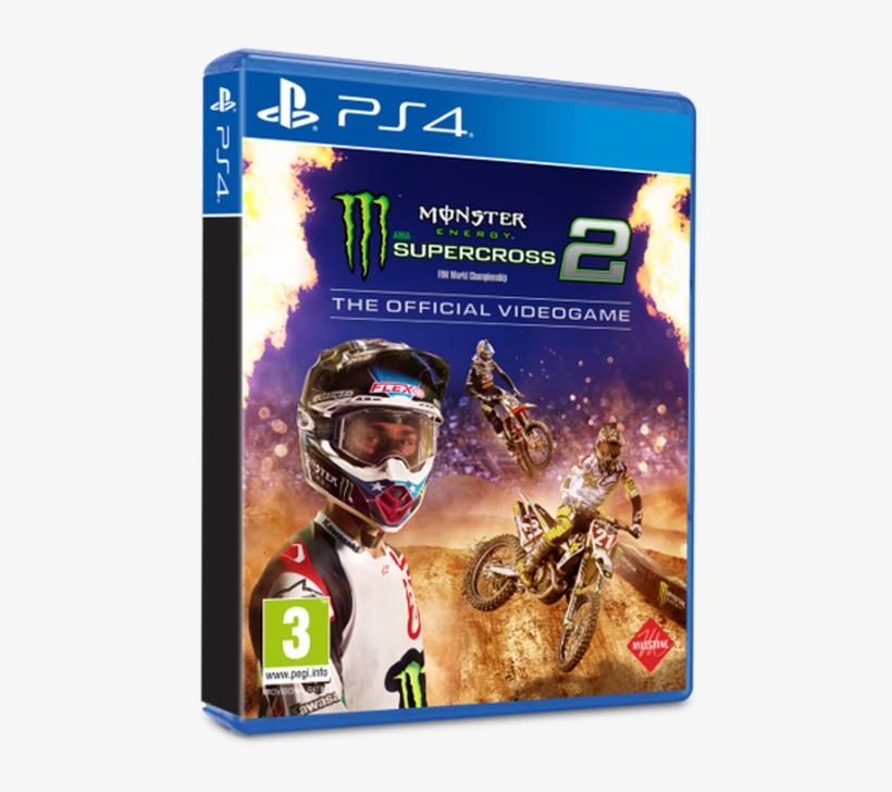 Milestone - Racing - Monster Energy Supercross 2, transparent png #9479267