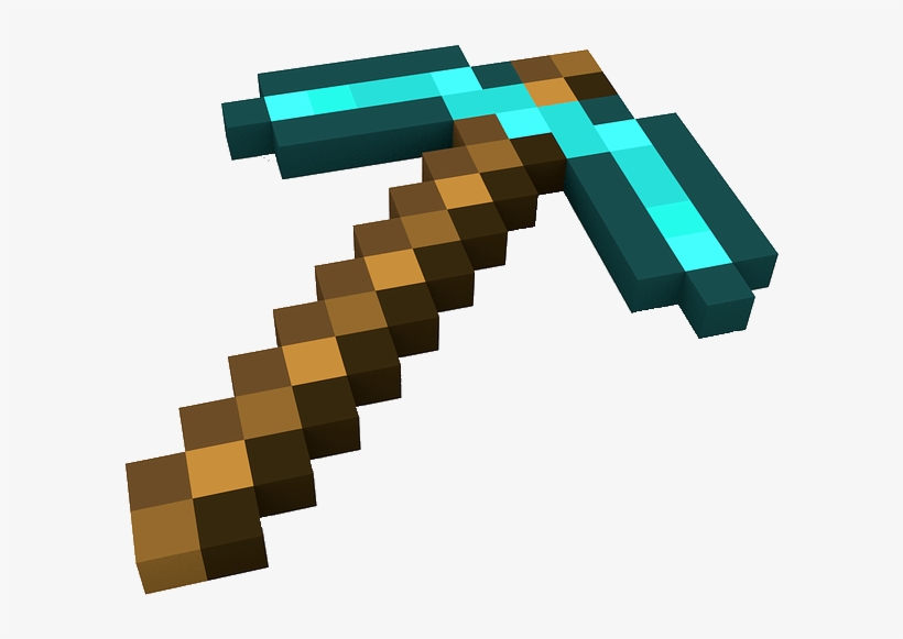 Phantasiacraft Minecraft - Minecraft Diamond Pickaxe Png - Free Transparent  PNG Download - PNGkey