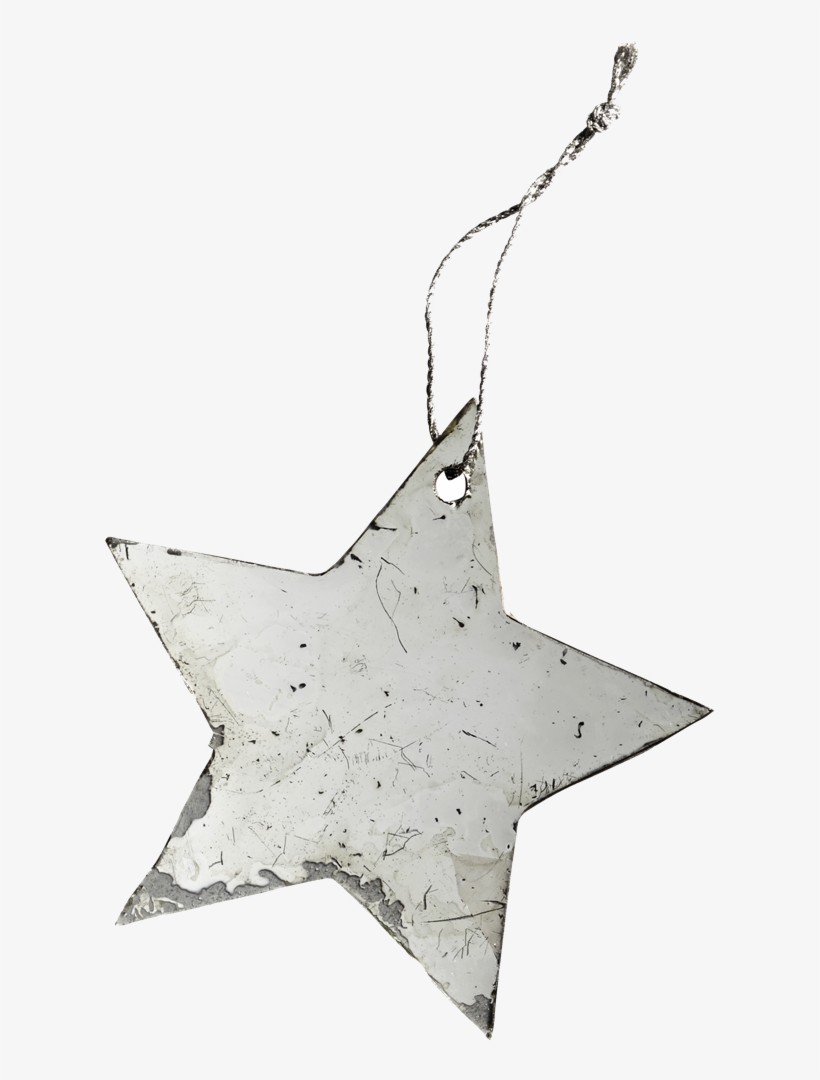 Christmas Star Antique Mirror - Construction Paper, transparent png #9479723