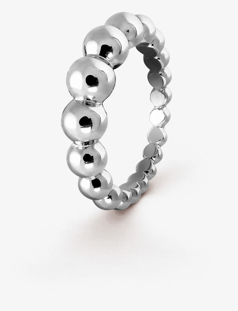 Perlée Pearls Of Gold Variation Ring - Van Cleef Perlee Rings, transparent png #9479728