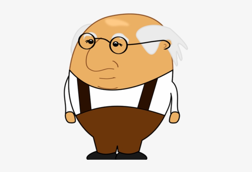 Cartoon Old Man, transparent png #9480398