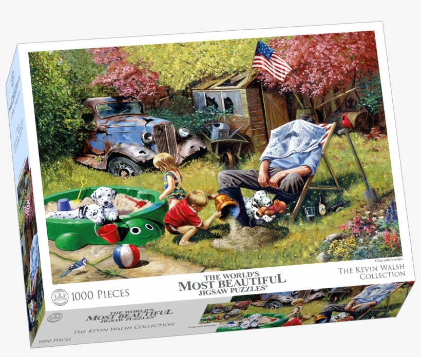 The Kevin Walsh Collection A Day With Grandpa - Grandpa Watches The Kids, transparent png #9480549