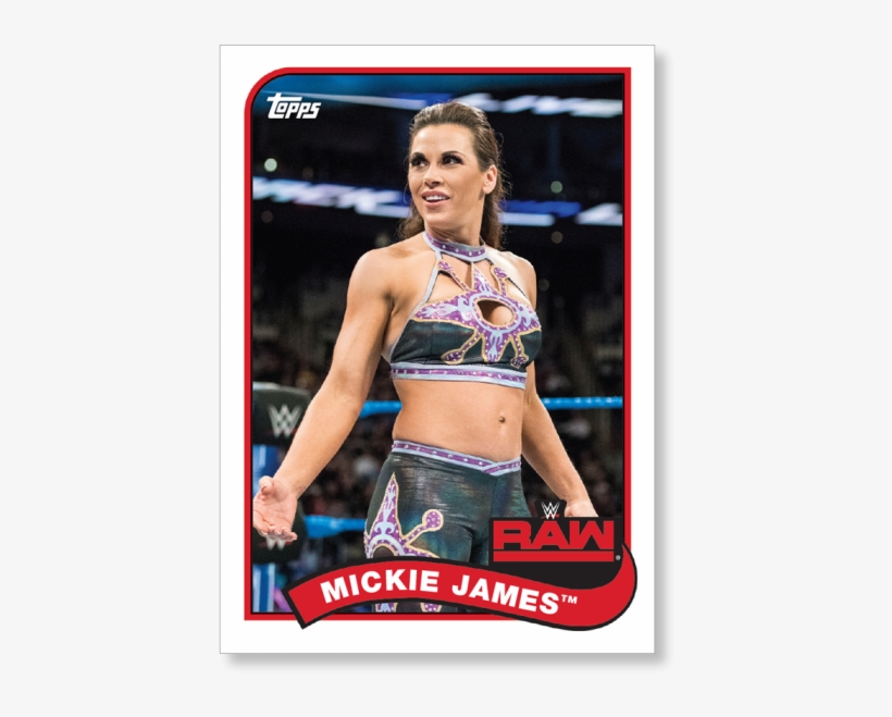 2018 Topps Wwe Heritage Mickie James - Mickie James 2018, transparent png #9480590