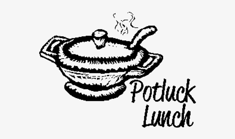 Christmas Clipart Potluck - Casserole Black And White Clipart, transparent png #9480835