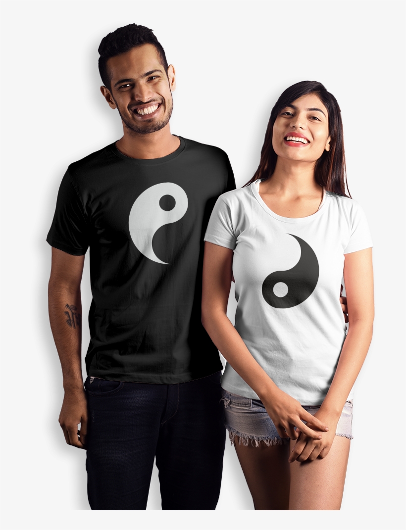Salt And Pepper Couple Shirt, transparent png #9481419