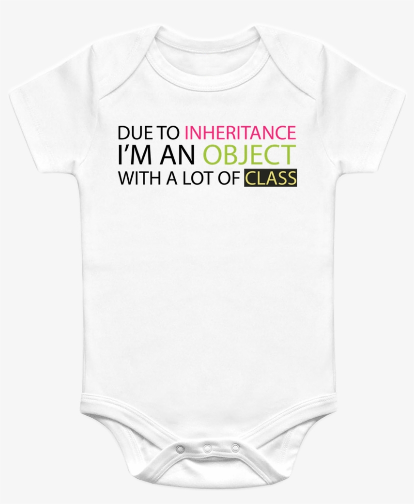 Object Oriented Baby Onesie - Active Shirt, transparent png #9481421