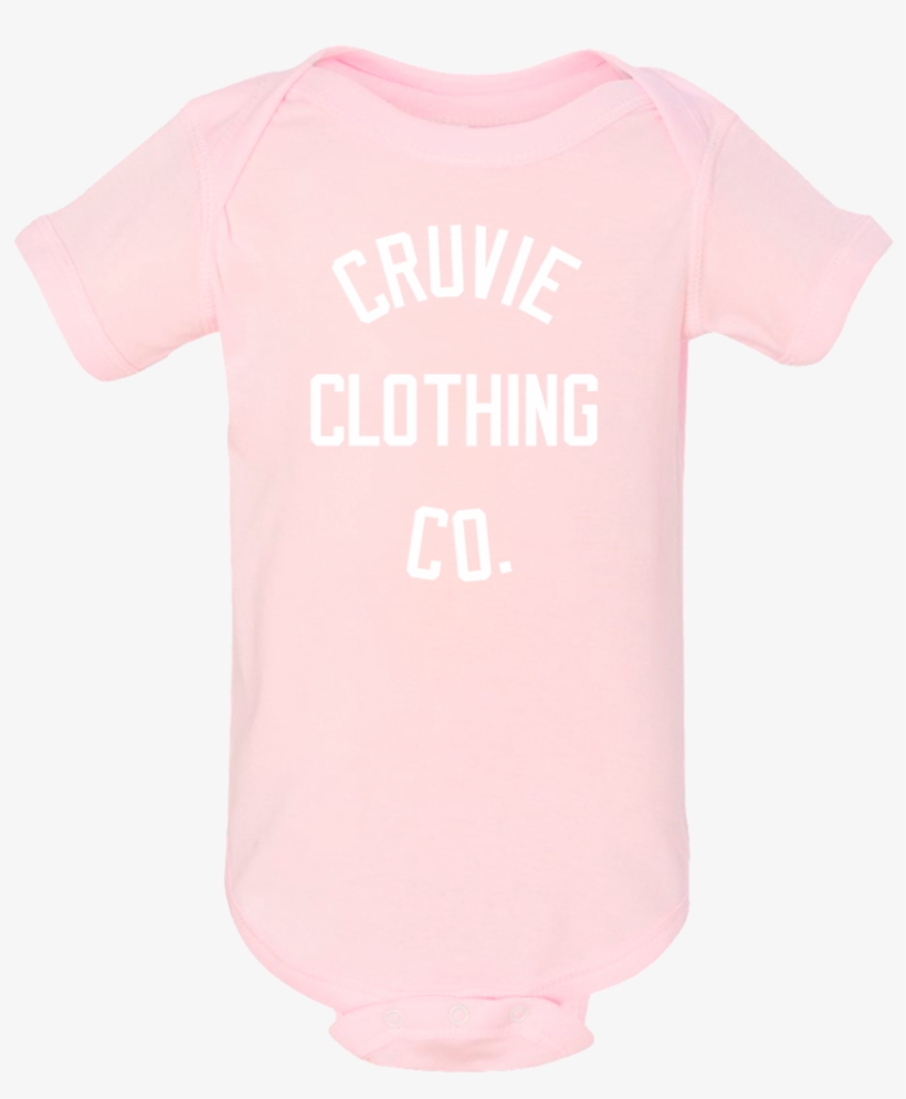 Cruvie Infant Onesie Pink Wht Ccc, transparent png #9481654