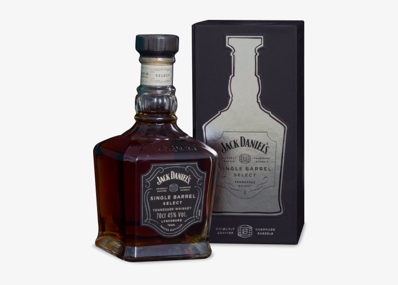 Jack Daniels Bottle Png - Jack Daniel S Single Barrel 0 7 L, transparent png #9482368