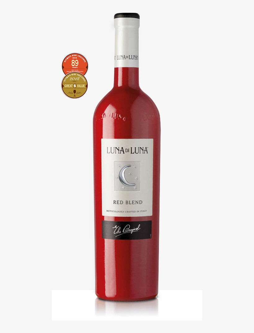 Red Blend - Luna Di Luna Merlot Cabernet 2015, transparent png #9482416