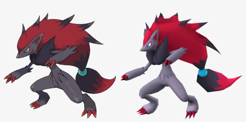 Pictochat - Pokemon Zoroark, transparent png #9482958
