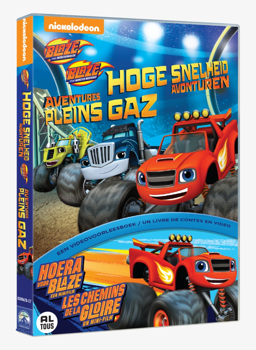 Blaze High Speed 3d - Blaze And The Monster 2016 Dvd, transparent png #9483451