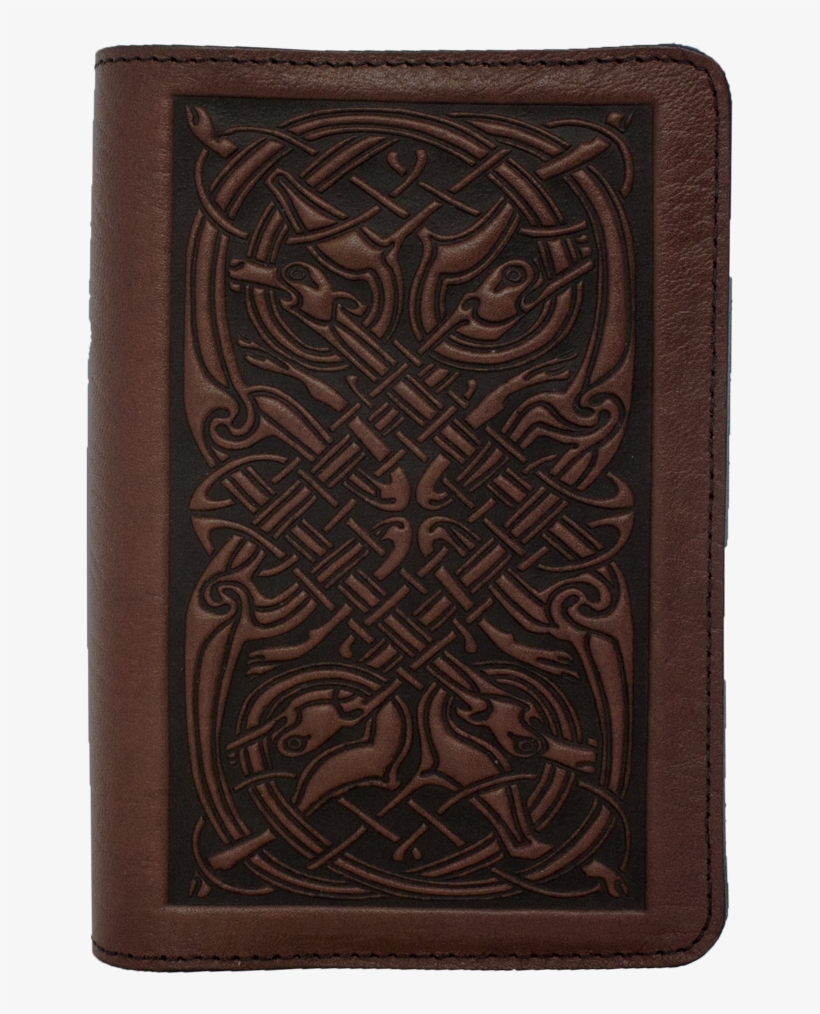 Leather Pocket Notebook Cover Celtic Hounds - Wallet, transparent png #9484127