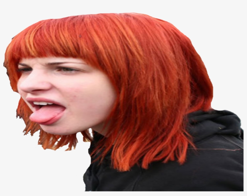 Sticker Other Hayley Williams Paramore - Red Hair, transparent png #9484169
