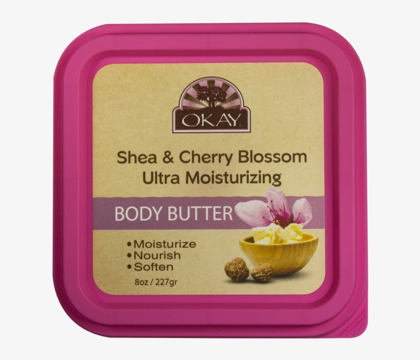 Shea & Cherry Blossom Ultra Moisturizing Body Butter - Shea Butter, transparent png #9485477
