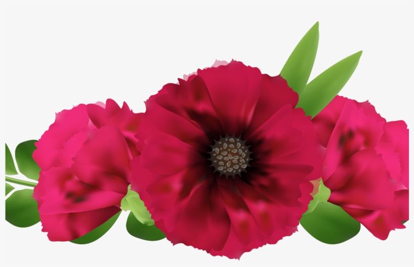 Beautiful Red Flowers Png Clip Art Image Gallery Yopriceville - Flores De Frida Kahlo Dibujo, transparent png #9485633