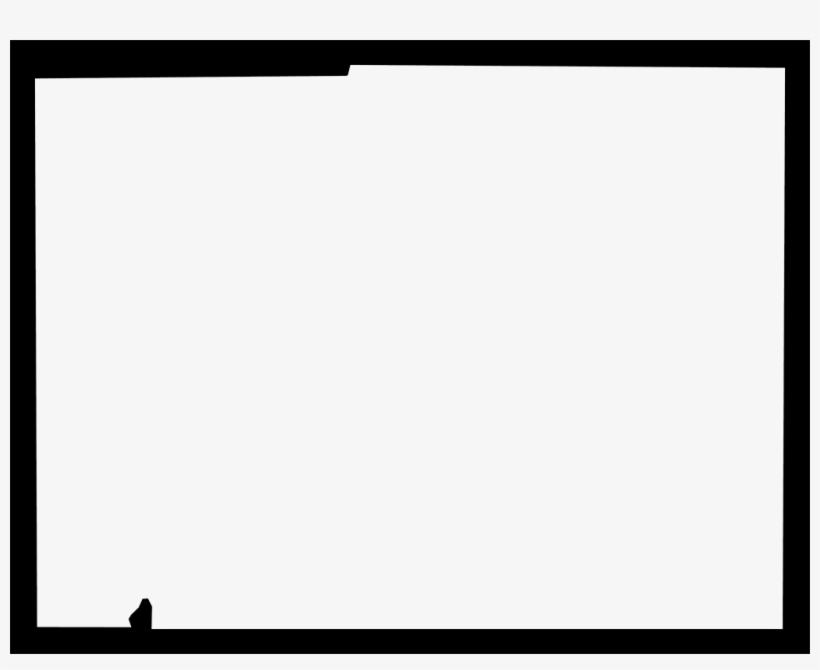 A Plain Frame Map Of Desoto - Whiteboard Clipart, transparent png #9485810
