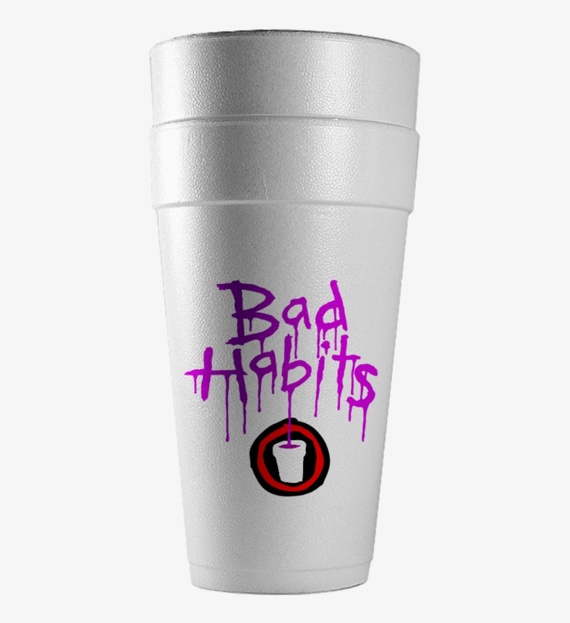 Bad Habits Styrofoam Cup 12 Pack Digital Album - Coffee Cup, transparent png #9486588