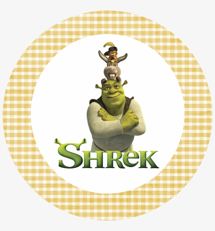 Oliveira Fashionando Topper Tag Shrek Para Imprimir - Shrek Forever After, transparent png #9486734
