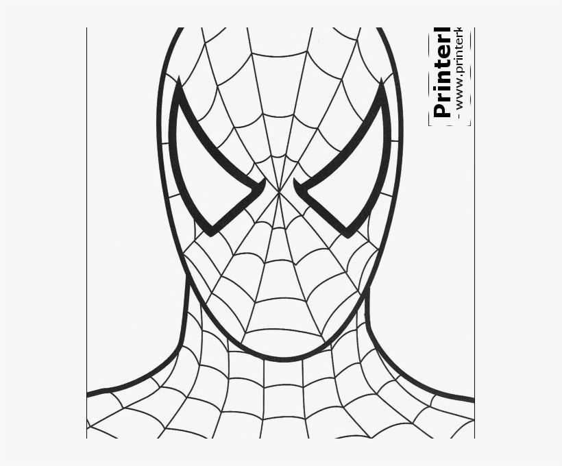 Printable Spiderman - Spiderman Coloring Pages, transparent png #9486744