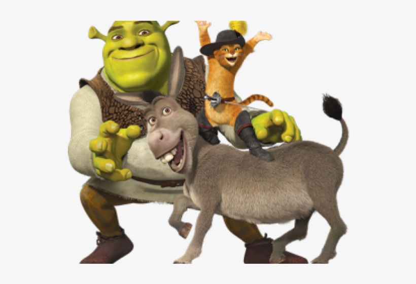 Shrek Clipart Face - Shrek And Donkey Png, transparent png #9486787