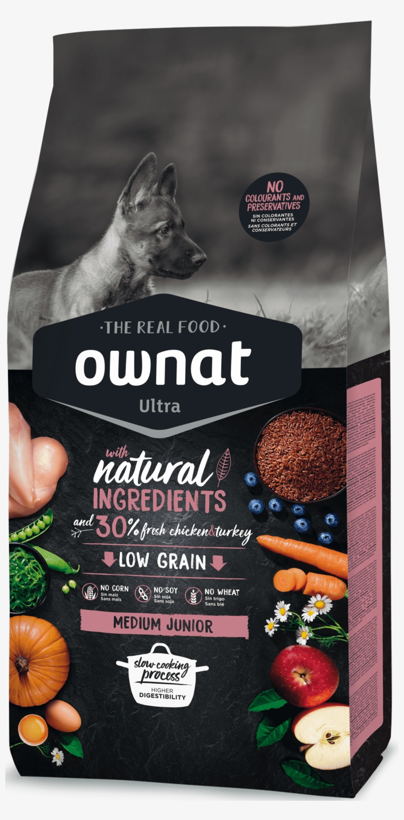 Suitable For Puppies Of Medium Sized Breeds From Weaning - Croquettes Ownat Chien, transparent png #9487318
