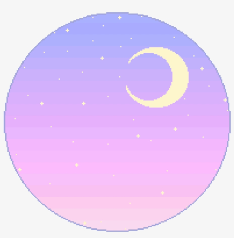 Japanese Aesthetics Art Moon Transprent Png Violet - Circle, transparent png #9487321