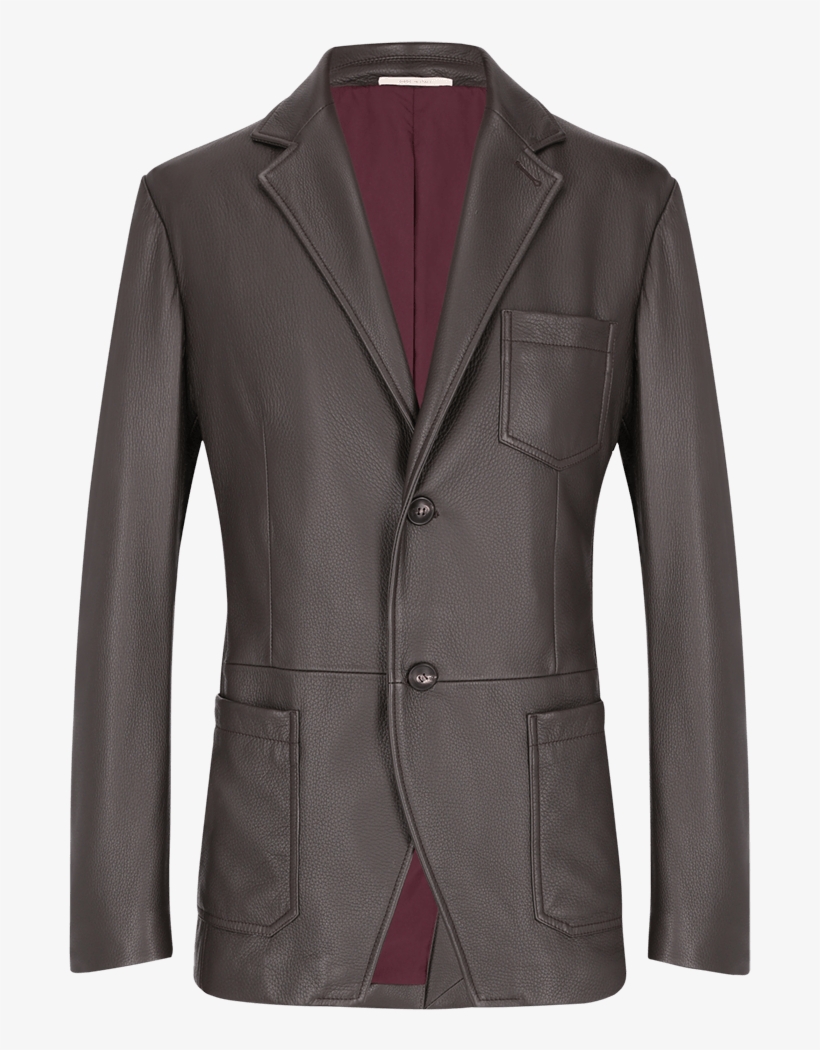 Moss Green Deer Leather Jacket - Formal Wear, transparent png #9487383