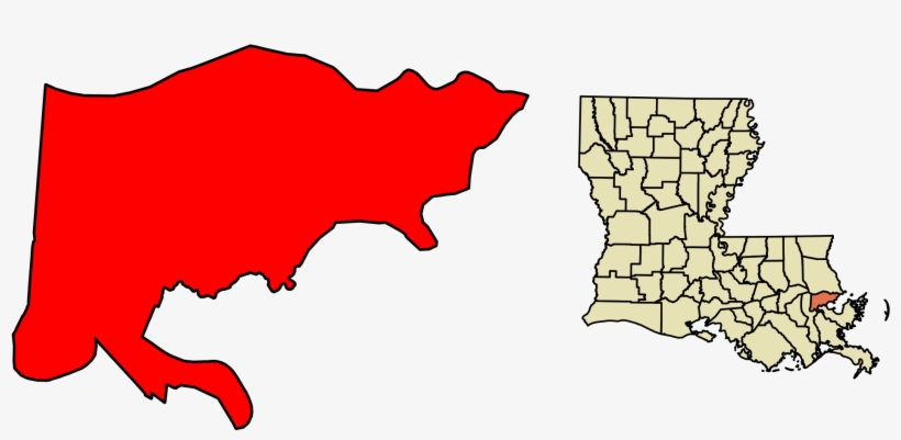 Louisiana Clipart Map New Orleans - Abita On Louisiana Map, transparent png #9487507