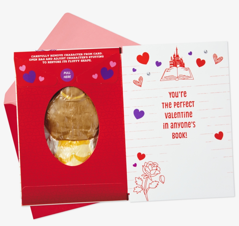 Itty Bittys® Beauty And The Beast Belle Valentine's - Paper, transparent png #9488505